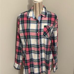 Crown & Ivy Plaid Shirt Size Medium